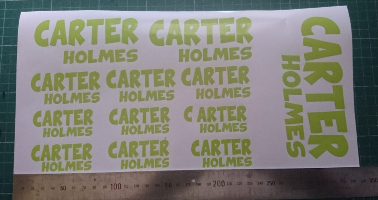 LUNCH BOX NAME & STICKER PACK